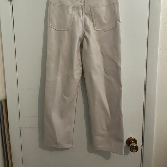 Wilfred Melina Cropped Vegan Leather Pants in Birch - Picture 5 of 6